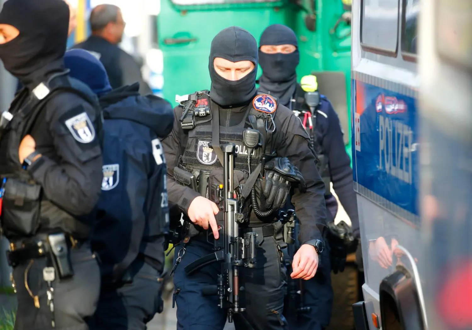 German special police gather in Berlin, Germany. Reuters file photo