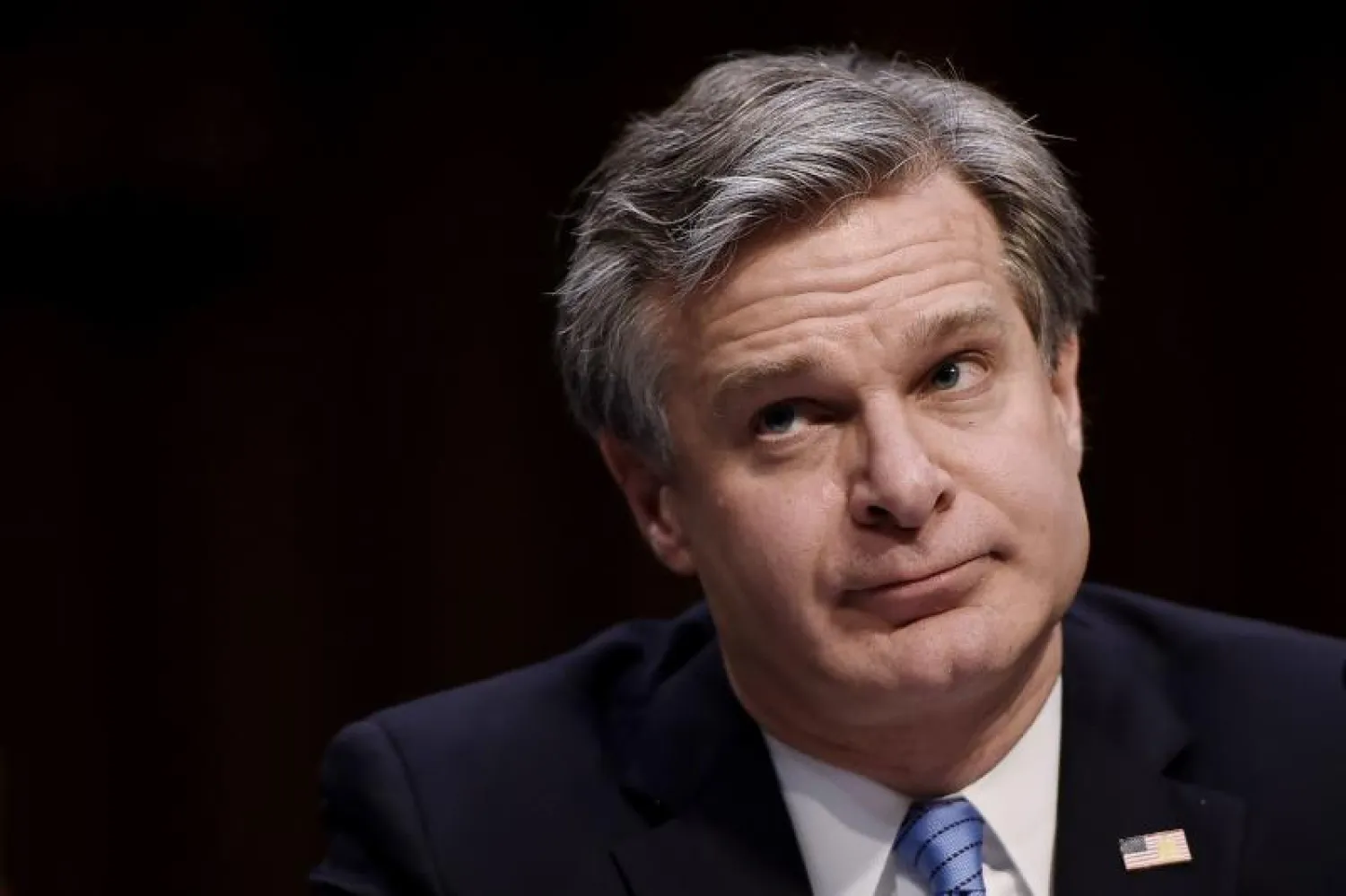 مدير مكتب التحقيقات الفيدرالي كريستوفر راي (أ.ف.ب)