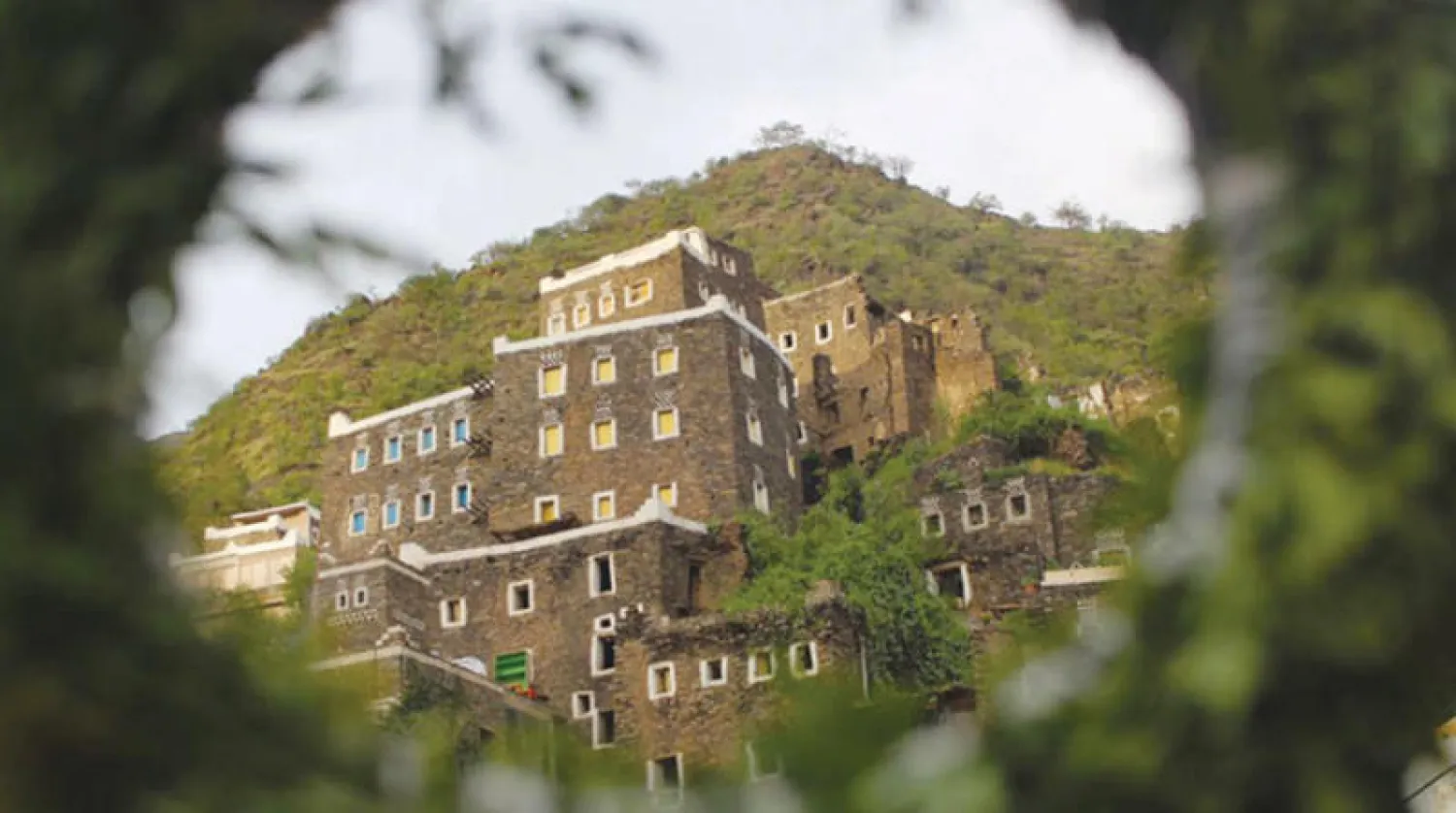 قرية رجال ألمع جنوب السعودية (تصوير: عبد العزيز مخافة)