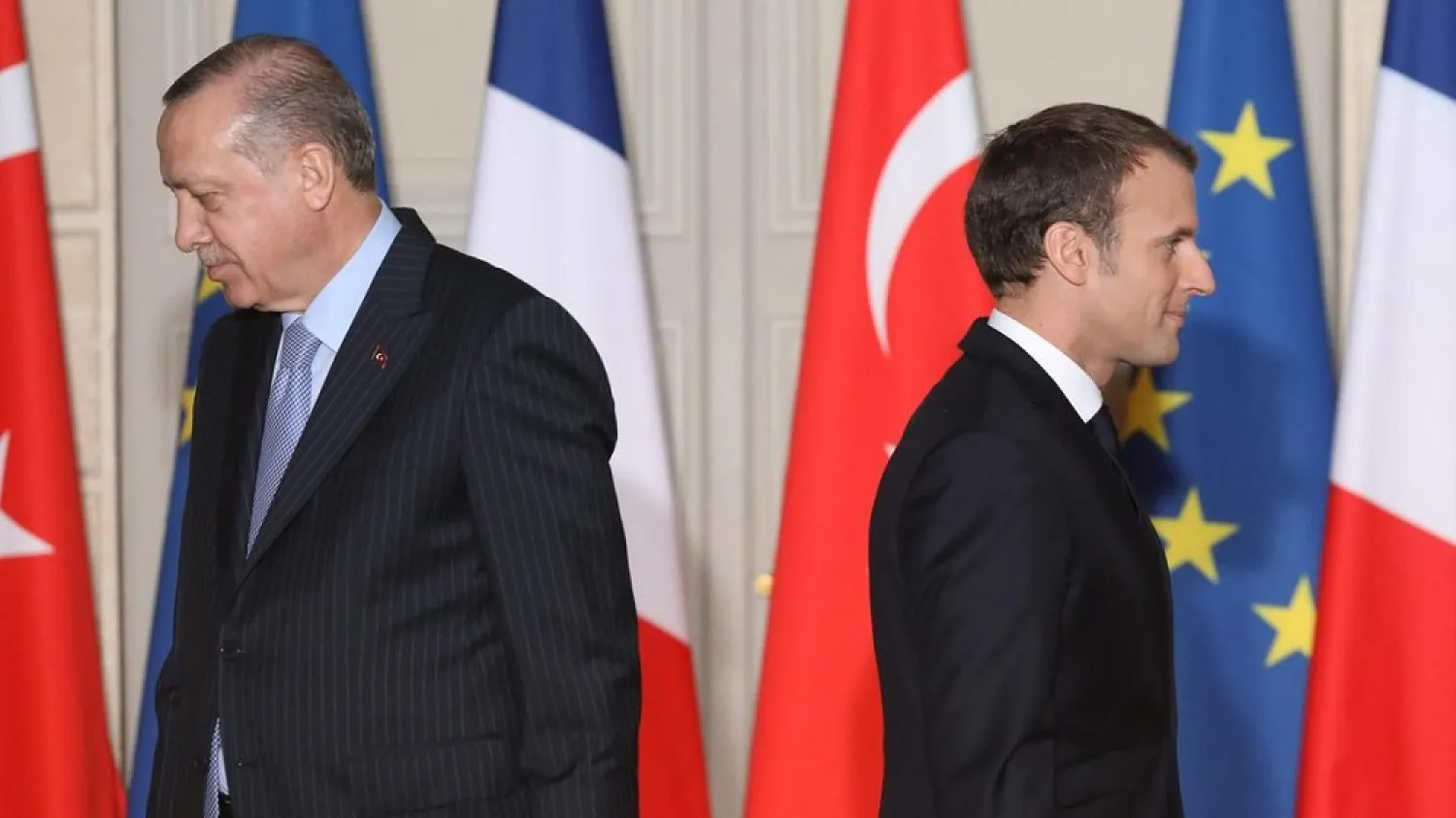 Tensions are high between France and Turkey after a NATO naval incident and Ankara’s meddling in Syria and Libya. (AFP)