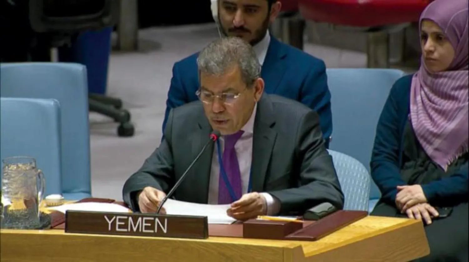Yemen's UN Permanent Representative Ambassador Abdullah Al-Saadi, Saba News Agency 