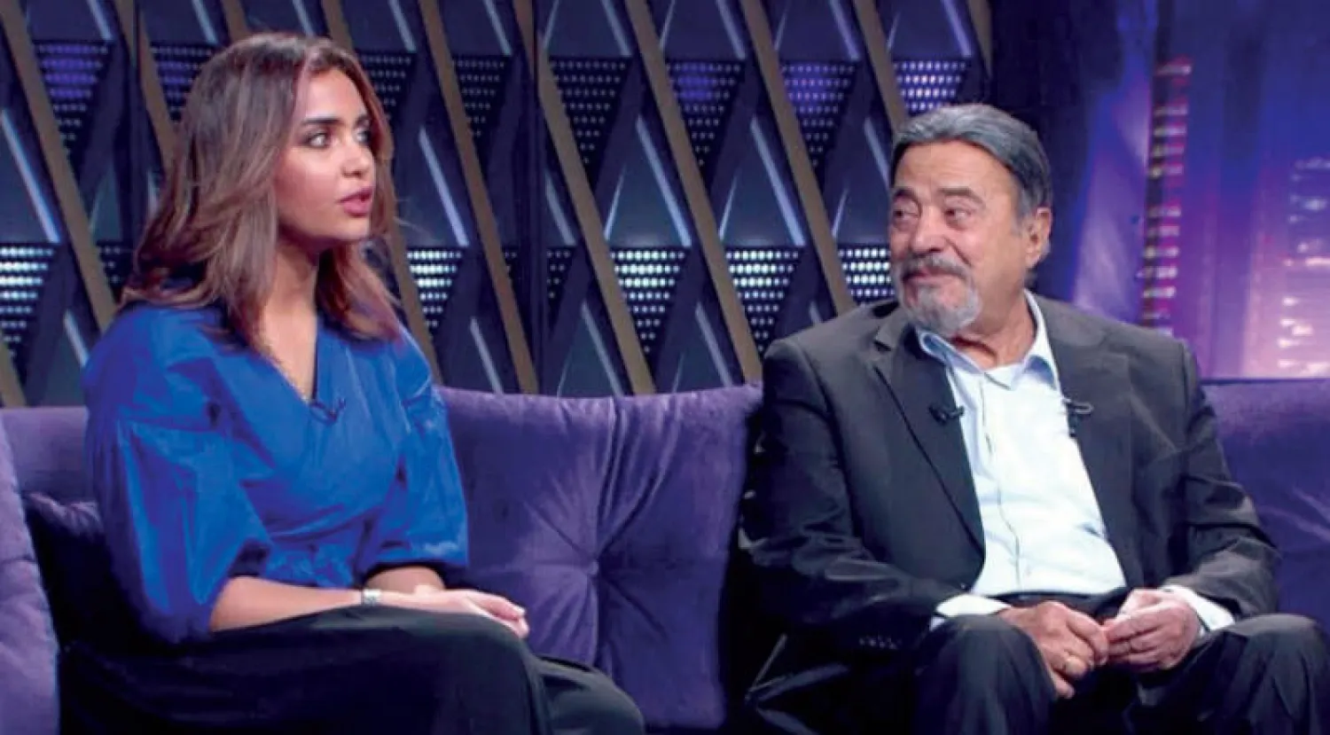 شعبان مع ابنته زينب خلال استضافتهما في تلفزيون الكويت