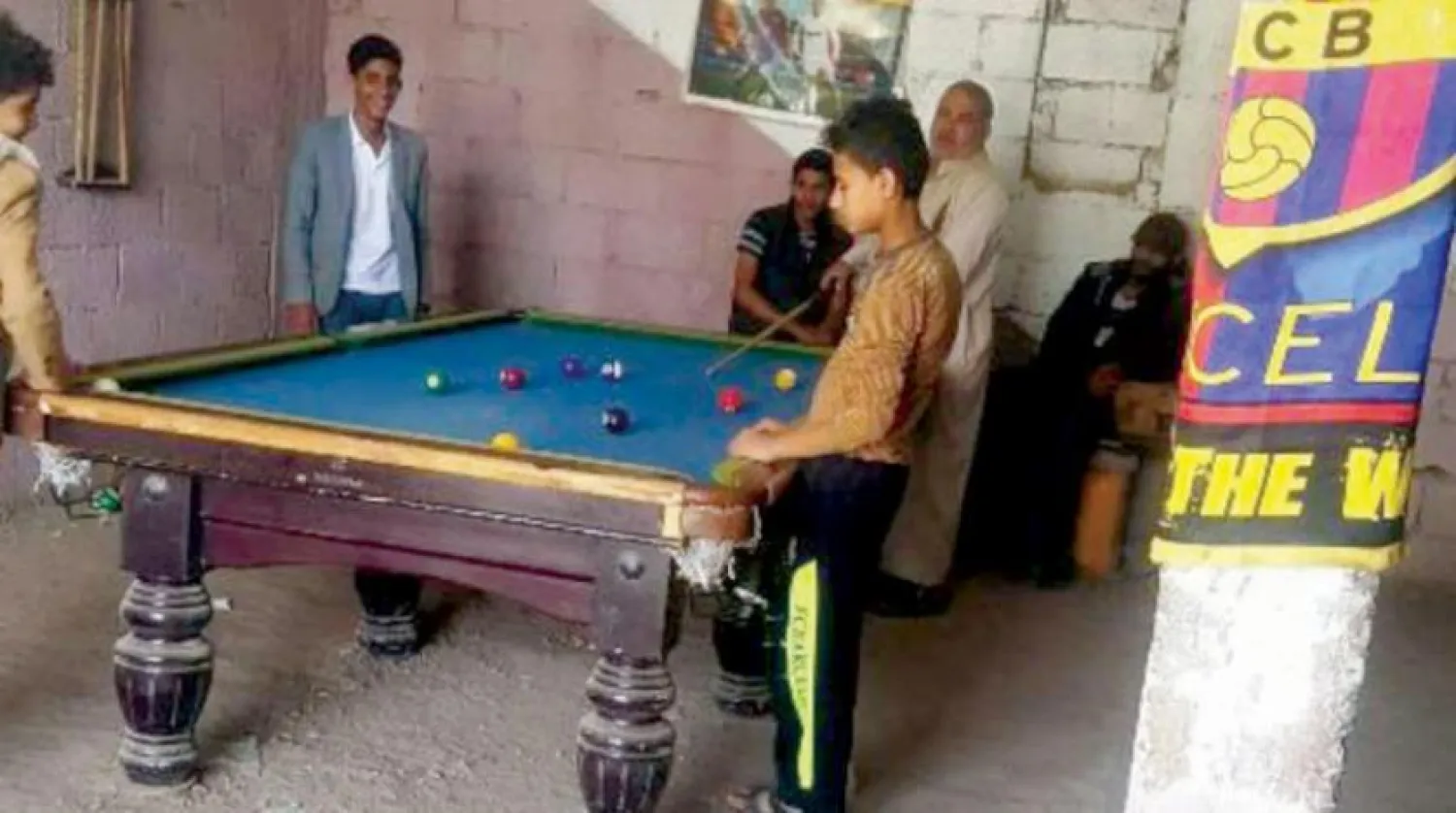 A cafe in Sanaa, Asharq Al-Awsat 
