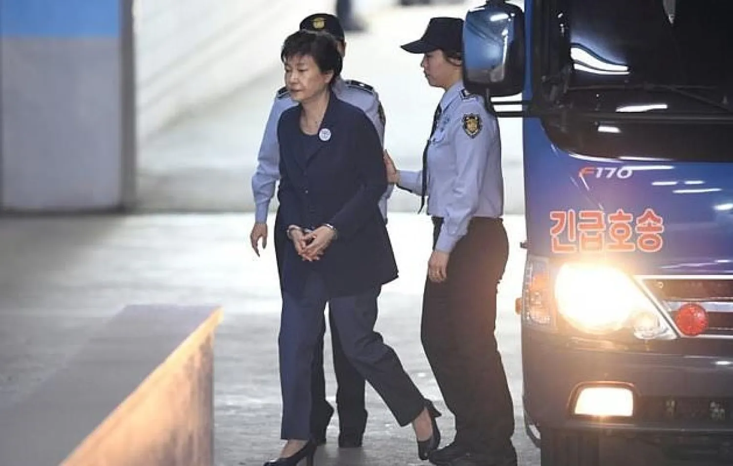 South Korea's first female president was impeached in 2017 after huge street protests against her rule. AFP

