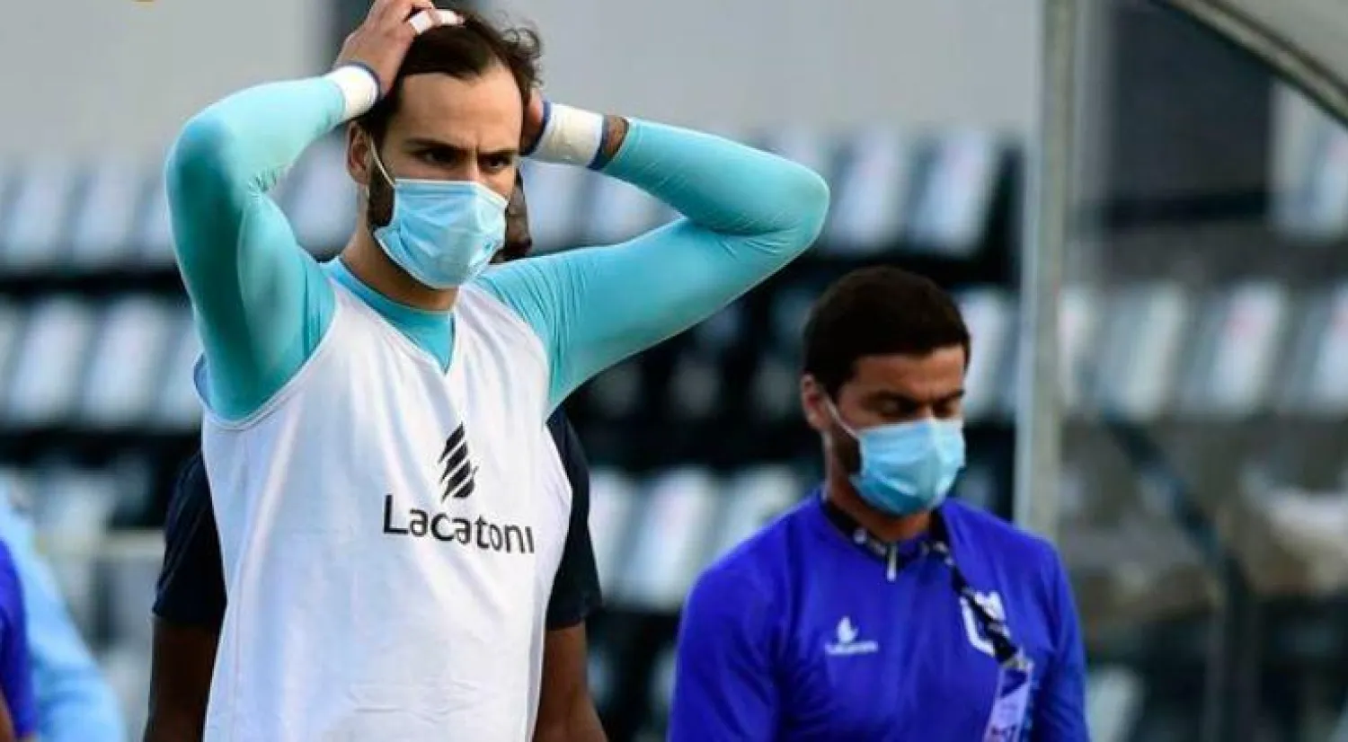 الحارس البديل لمرمى فريق بيلينينسيس البرتغالي أندري موريرا (تويتر)