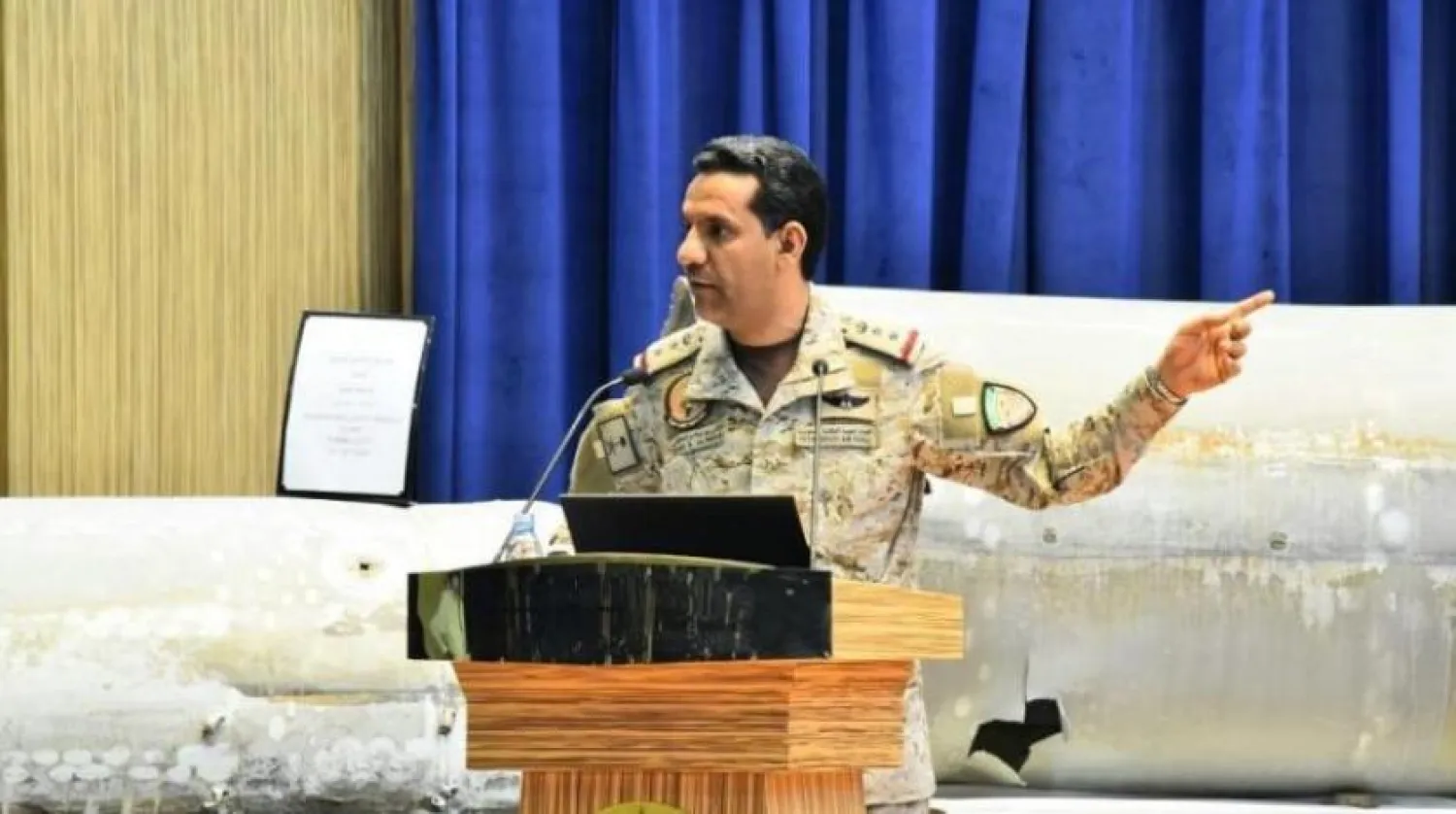 Arap Koalisyonu Sözcüsü Albay Turki el-Maliki (SPA)