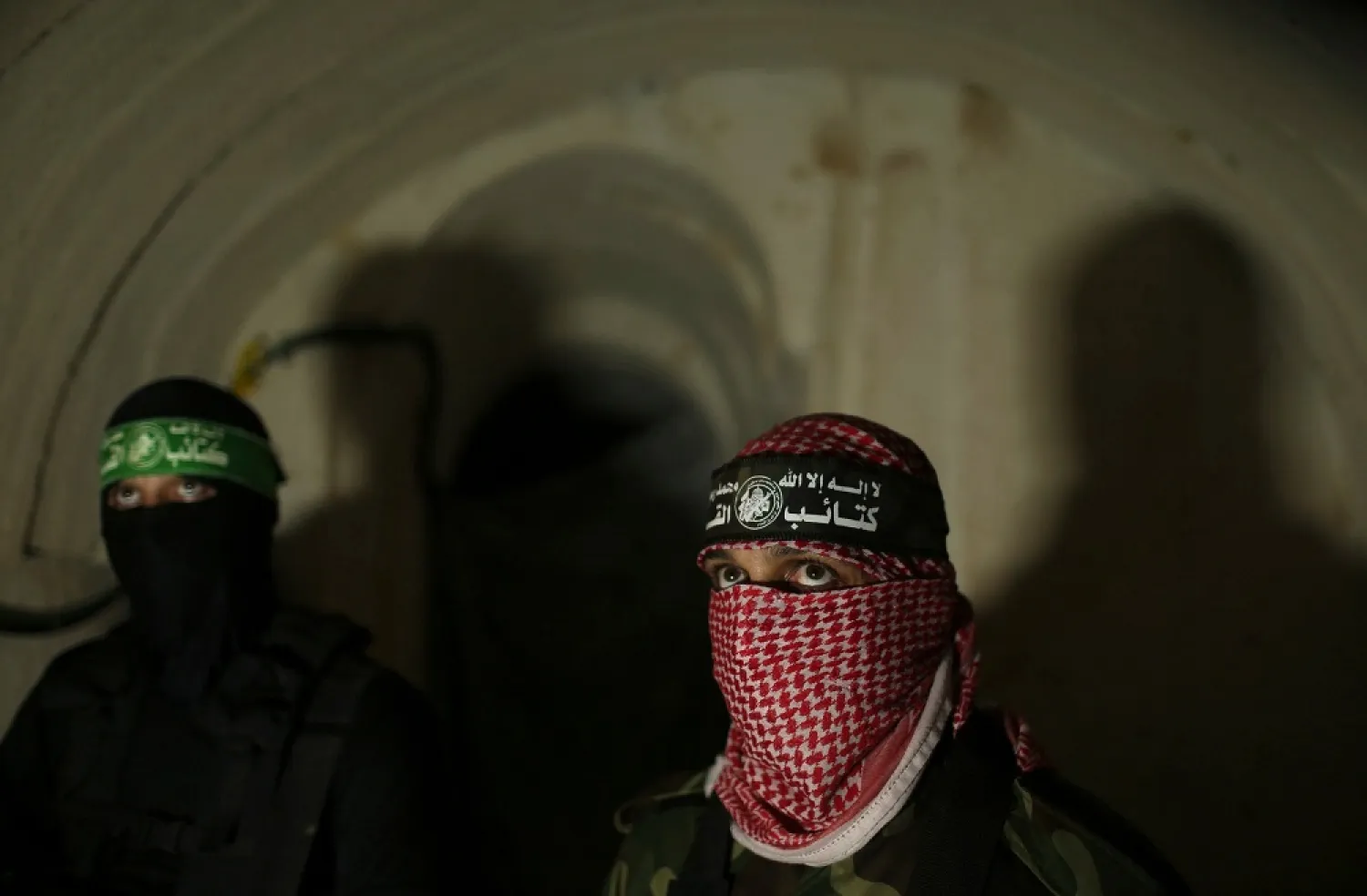 Qassam Brigades members. (Reuters file photo)