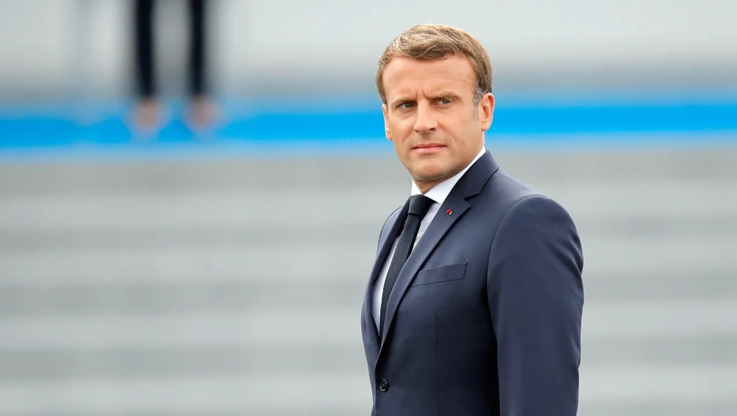 President Emmanuel Macron. (AFP)