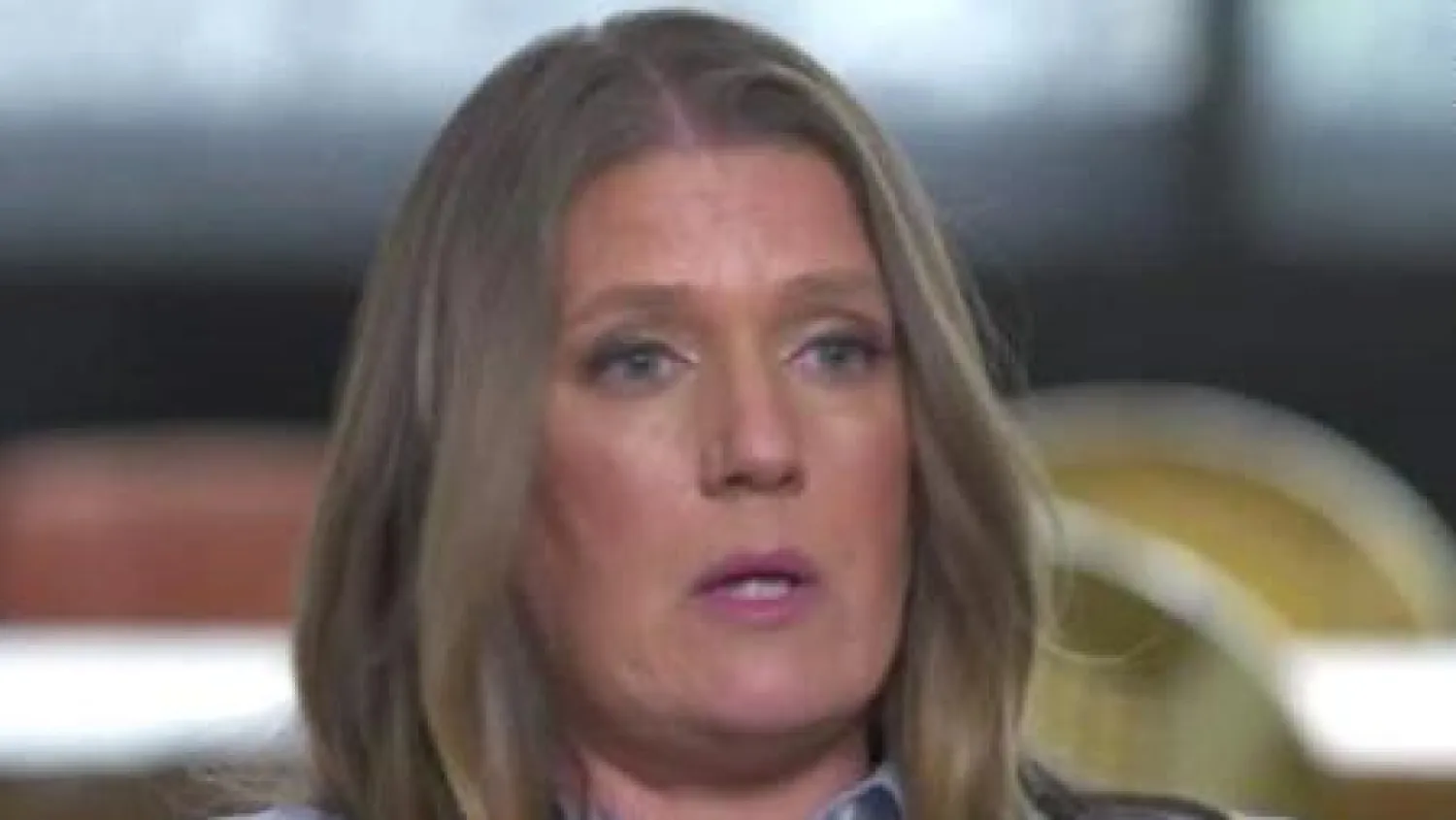 لقطة لماري ترمب في أثناء المقابلة التي أجرتها مع شبكة «إيه بي سي»