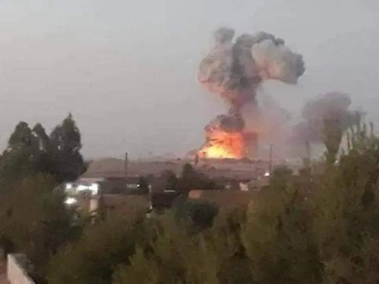 Haseke'de YPG'nin mühimmat deposunda patlama