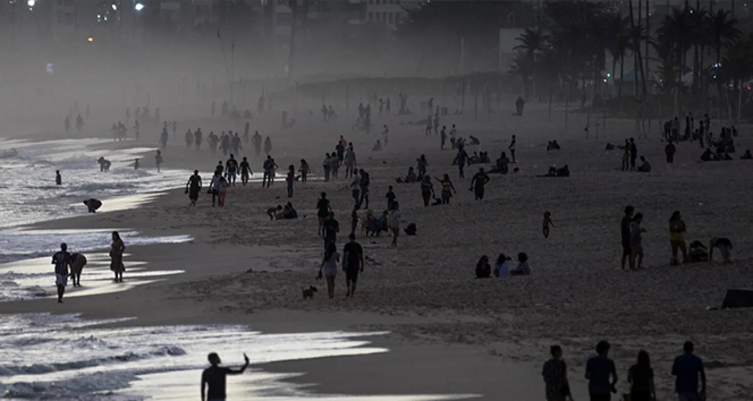 Kovid-19, 22 sene sonra Rio de Janeiro'da suç azalttı