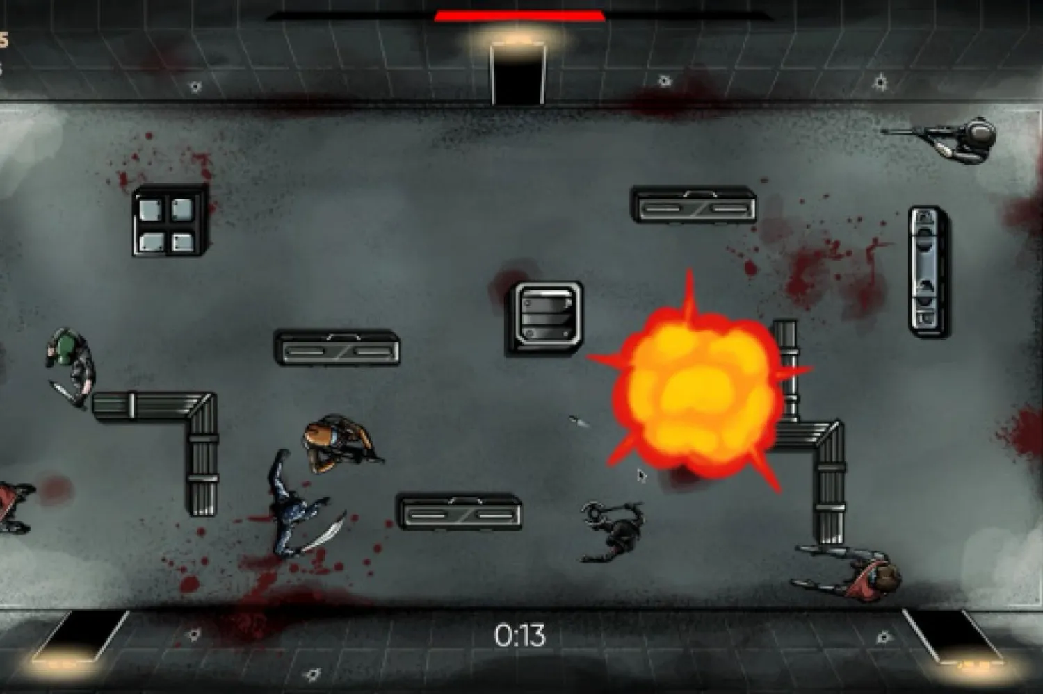 Oyunda vurulursanız, karakteriniz 5 saniye boyunca yerde yatıyor ve ardından yeniden canlanıp düşmanlarıyla savaşmaya devam ediyor (Netflix)
