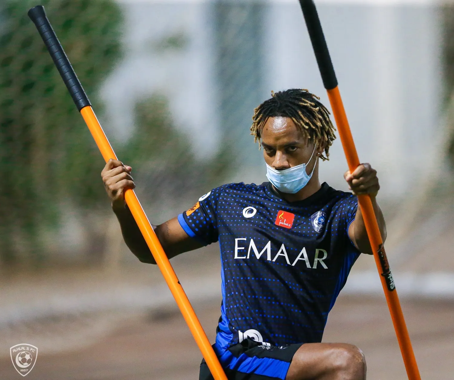 تدريبات لياقية مكثفة لتجهيز كاريلو (المركز الإعلامي لنادي الهلال)