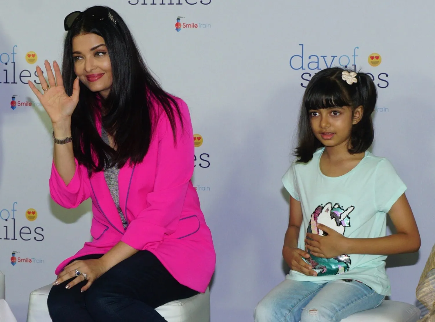 Indian actress Aishwarya Rai Bachchan and her daughter were hospitalized for COVID-19 treatment. (Getty Images)