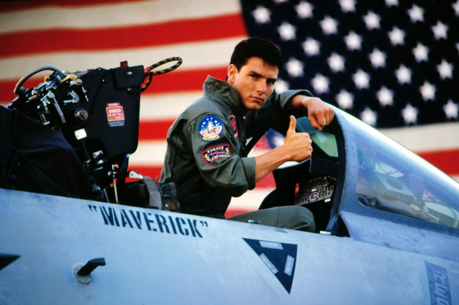 Tom Cruise in the 1986 film "Top Gun.". Paramount Pictures via AP
