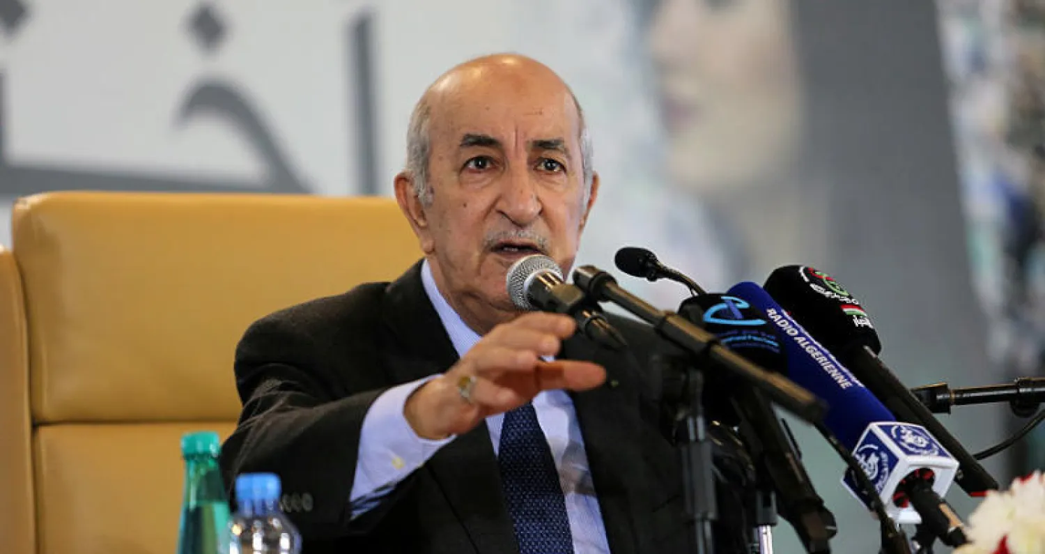 الرئيس الجزائري عبد المجيد تبون (رويترز)