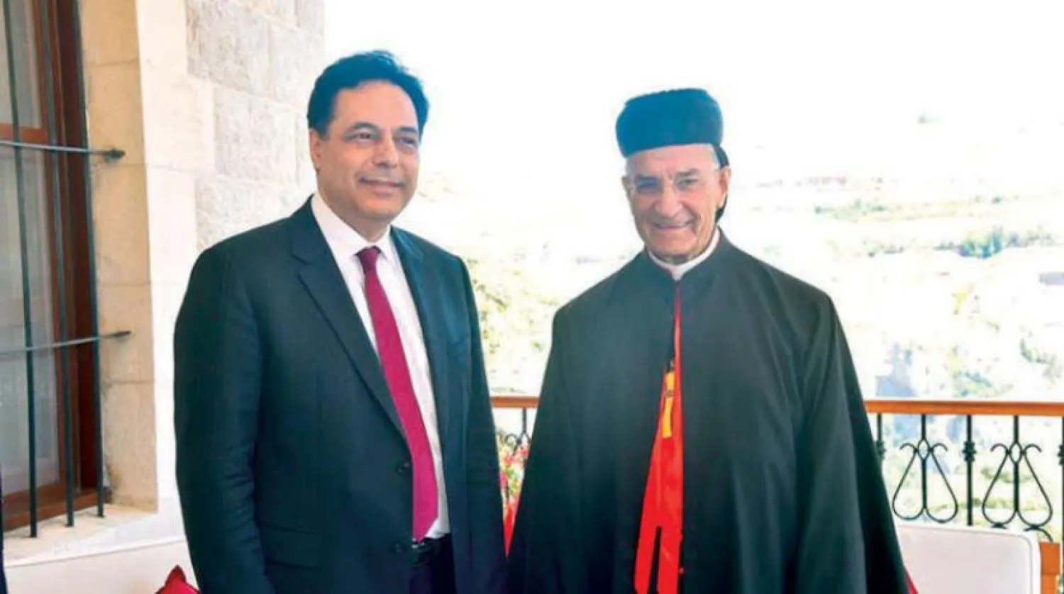 Maruni Patriği Bişara er-Rai, 18 Temmuz’da Hassan Diyab’ı kabul etti (Lübnan Ulusal Haber Ajansı NNA)