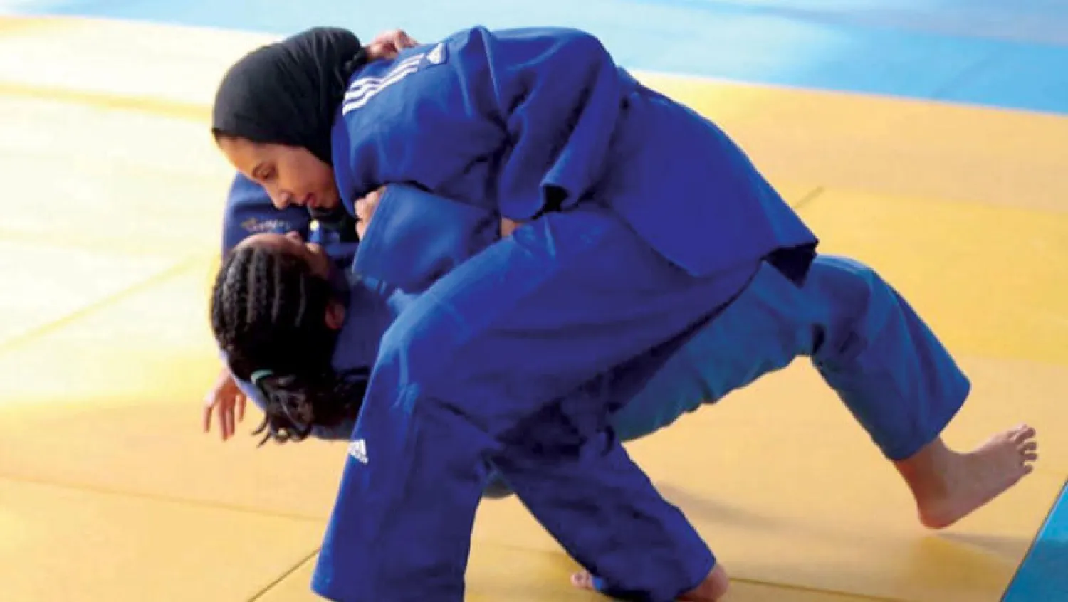 رنيم أبو حربش خلال إحدى مشاركاتها (الشرق الأوسط)