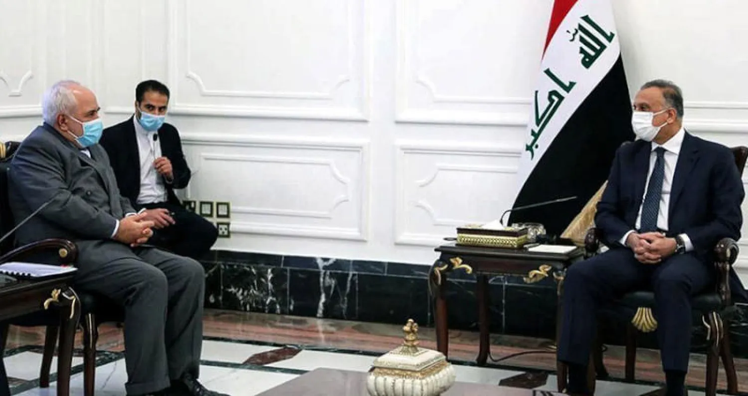 ضجة في إيران حول غياب علمها عن لقاءات ظريف في بغداد