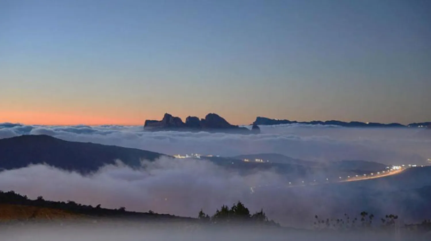  One of the tourist attractions in the Kingdom’s southern region (Asharq Al-Awsat)