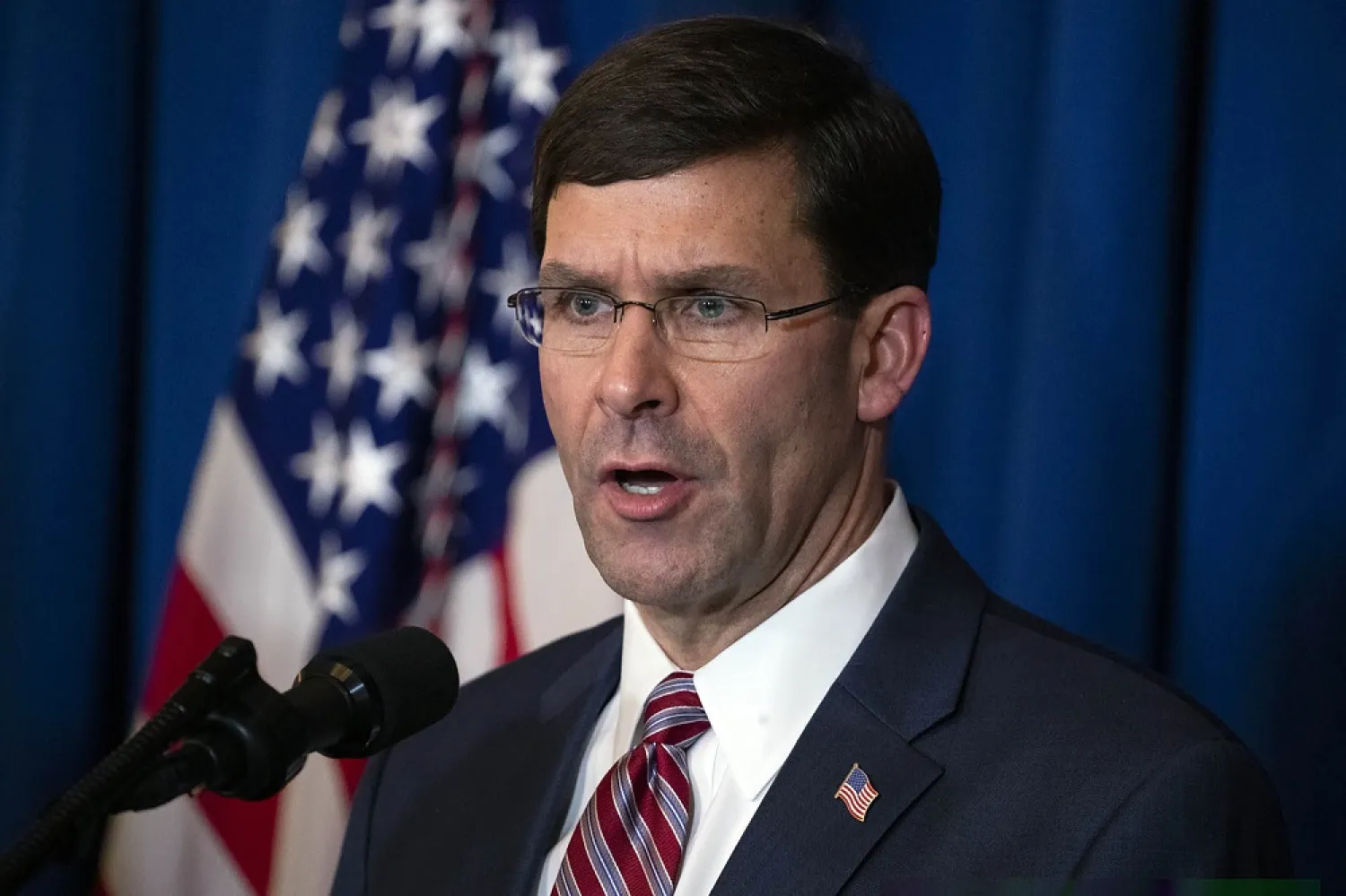 US Defense Secretary Mark Esper. (AP)