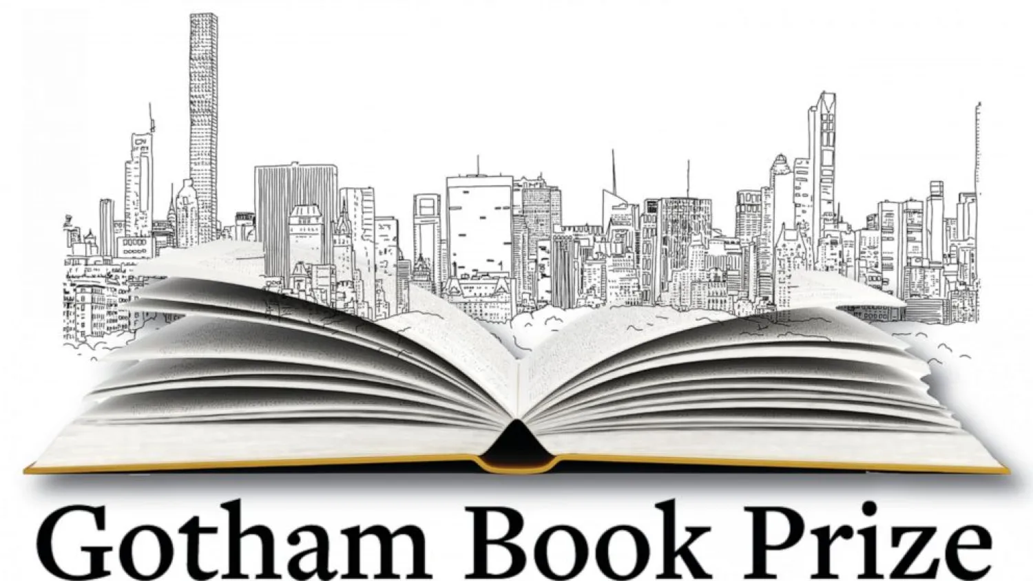 This illustration shows the logo for the newly established Gotham Book Prize. The literary award with a $50,000 cash prize will honor those best at telling a New York story. The Gotham literary prize, announced Thursday, came out of a conversation between businessman-philanthropist Bradley Tusk and political strategist Howard Wolfson. Starting next spring, the prize will be given to a book, fiction or nonfiction, published in a given calendar year that is about New York City or takes place there. (Gotham Book Prize via AP)