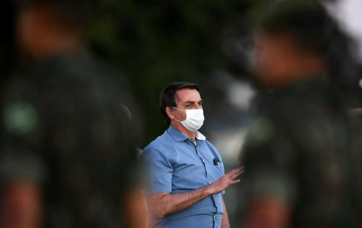 16 of Brazilian President Jair Bolsonaro's allies and supporters have had their Facebook and Twitter blocked in the country | AFP
