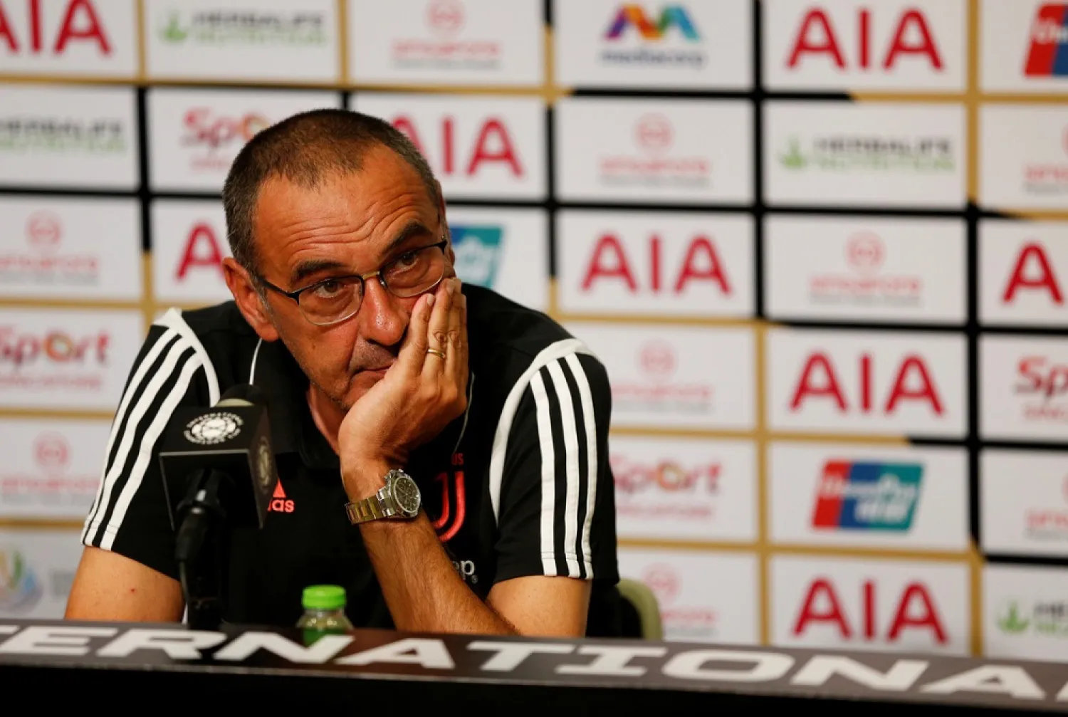 Juventus coach Maurizio Sarri. (Reuters)