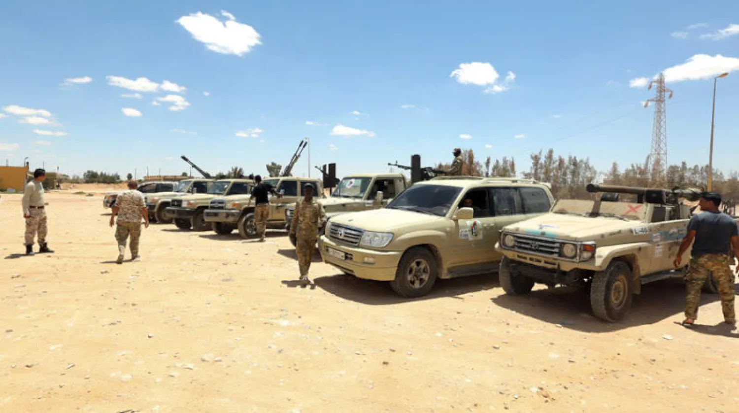 ميليشيات موالية لحكومة {الوفاق} تواصل التحشيد لمعركة سرت بدعم تركي (أ.ف.ب)