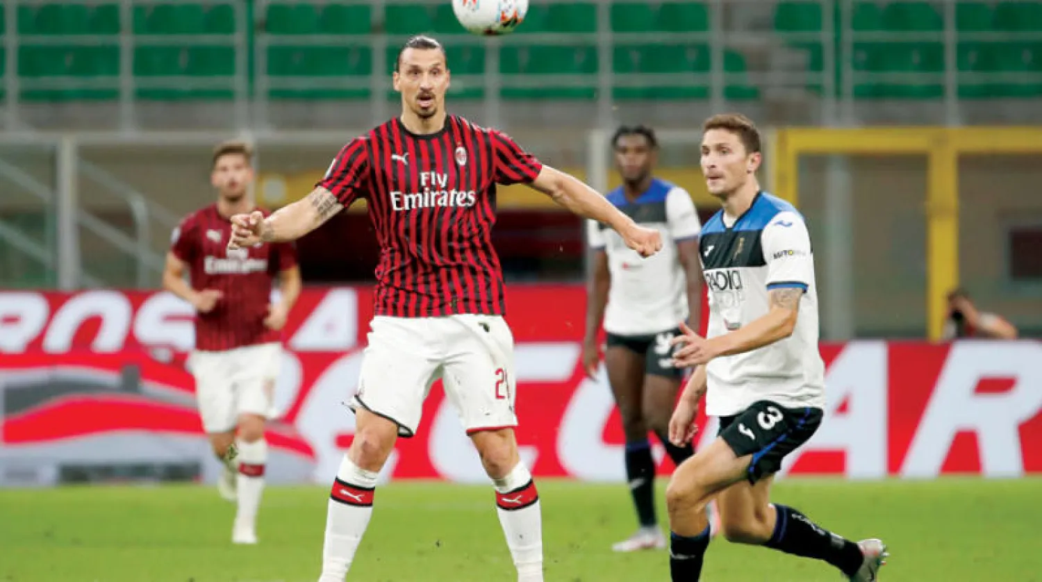 إبراهيموفيتش لم يفلح في هز شباك أتلانتا (أ.ب)