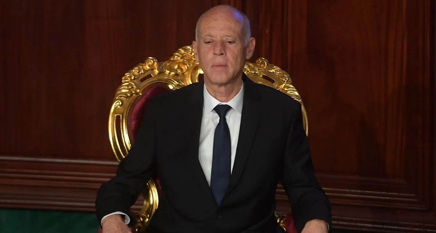 Tunisian President Kais Saied. (AFP)