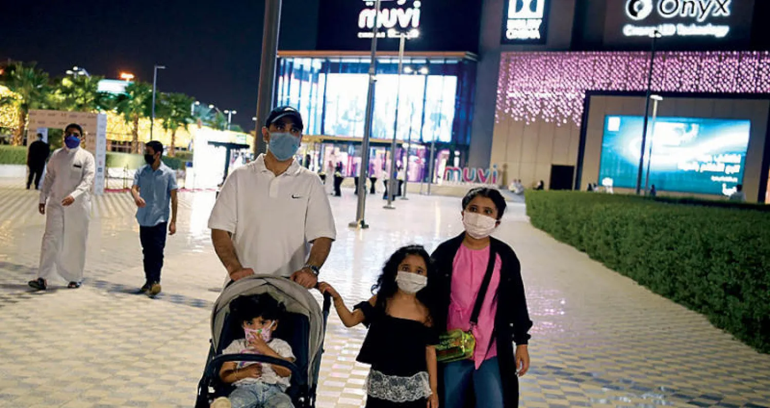 التزام مجتمعي واسع في السعودية بالإجراءات الاحترازية من فيروس كورونا (تصوير: بشير صالح)