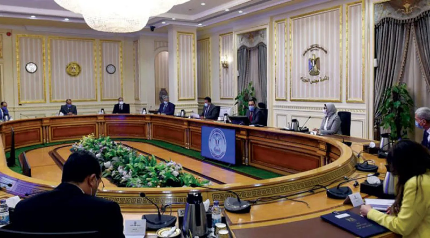 مدبولي خلال اجتماع مناقشة آليات تطوير صناعة الدواء في مصر (من صفحة مجلس الوزراء)