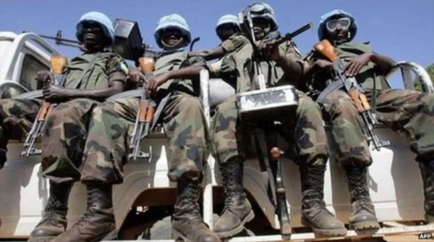 Darfur'daki BM barış gücü askerleri (AFP)
