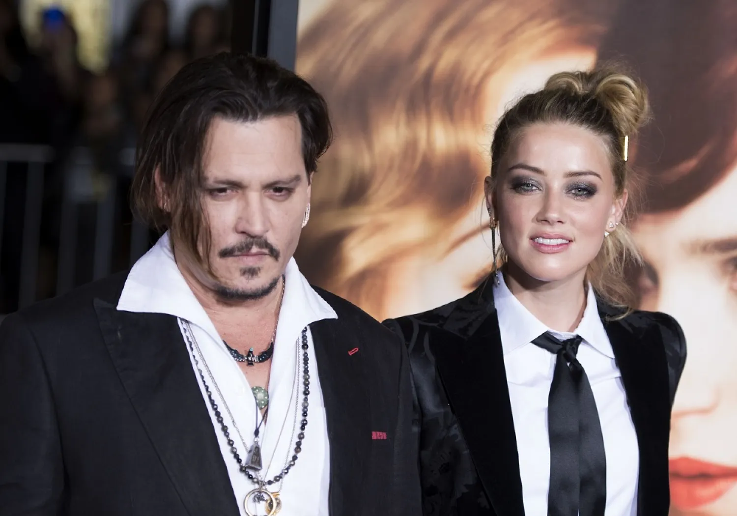 Johnny Depp and Amber Heard. (Getty Images)