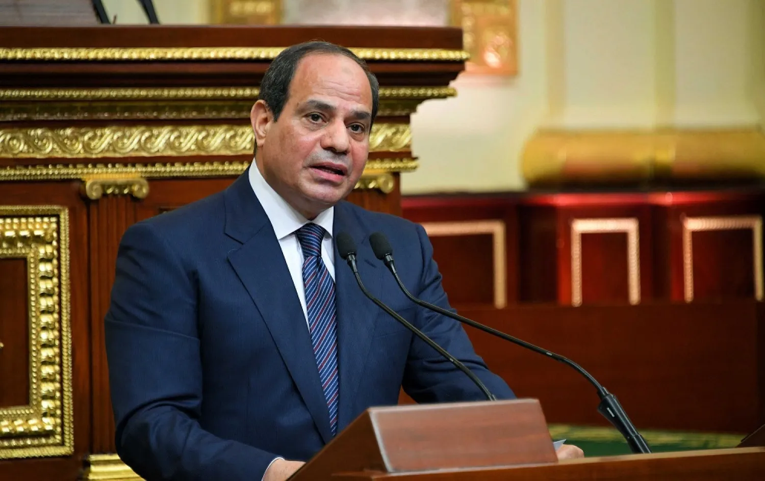 Egyptian President Abdul Fattah al-Sisi. (AP)