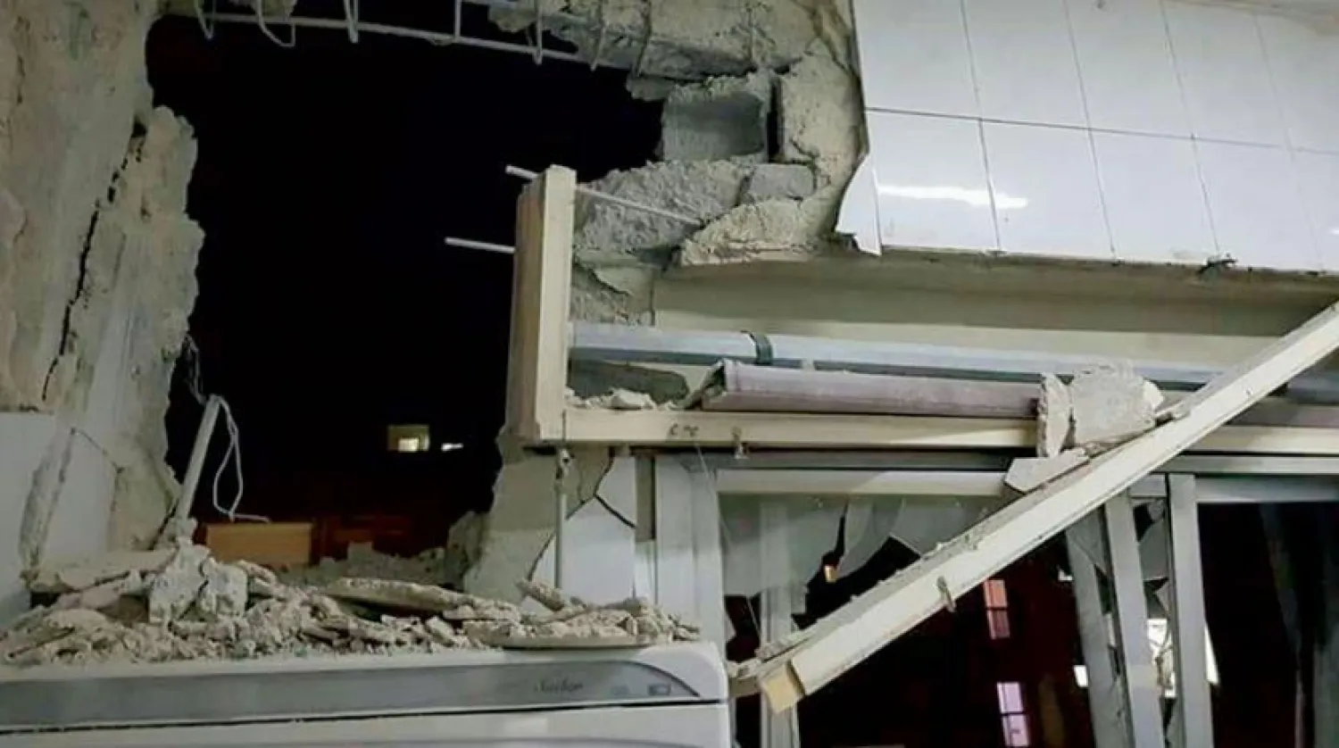 İsrail bombardımanının ardından Şam’daki bir evin hali (ARŞİV_Reuters)