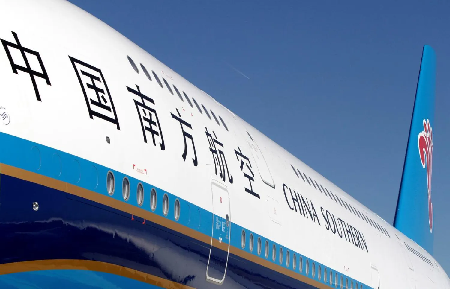 View of the first Airbus A380 delivered to China Southern Airlines during a ceremony at the Airbus Delivery Center in Colomiers near Toulouse, France October 14, 2011. (Reuters)