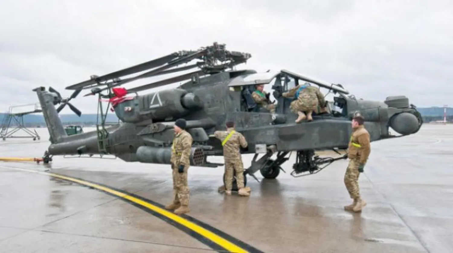 قوات أميركية في قاعدة رامشتاين في ألمانيا (أ.ف.ب)