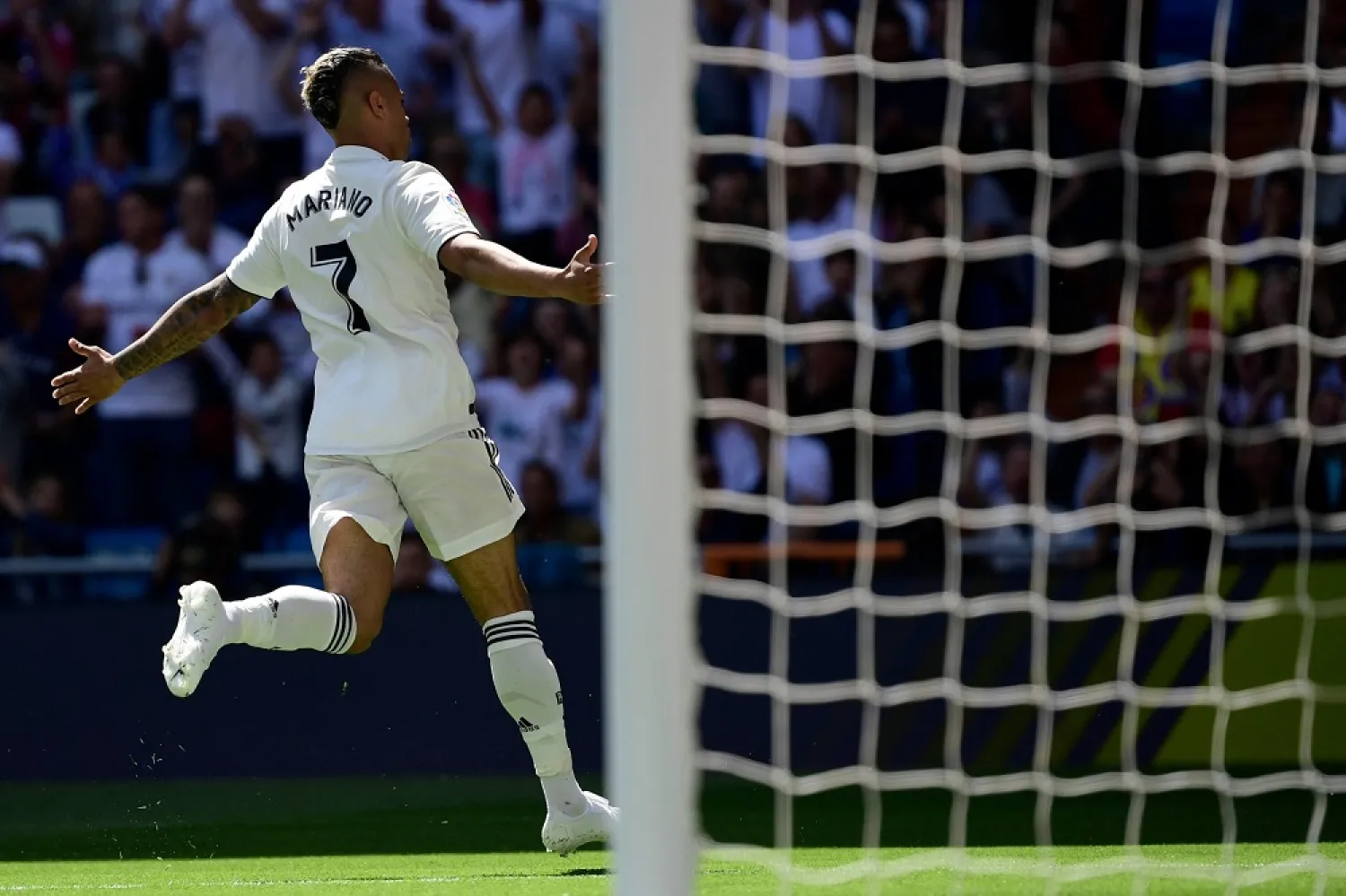 Real Madrid's Mariano Diaz tests positive for the coronavirus. (Getty Images)