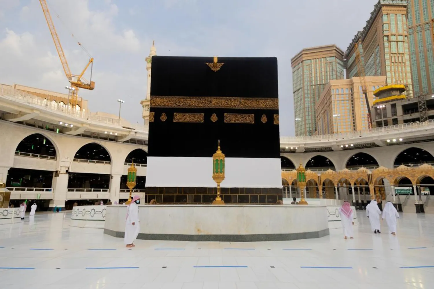 The Kaaba at the Grand Mosque in Mahhak, Saudi Arabia. (Reuters)