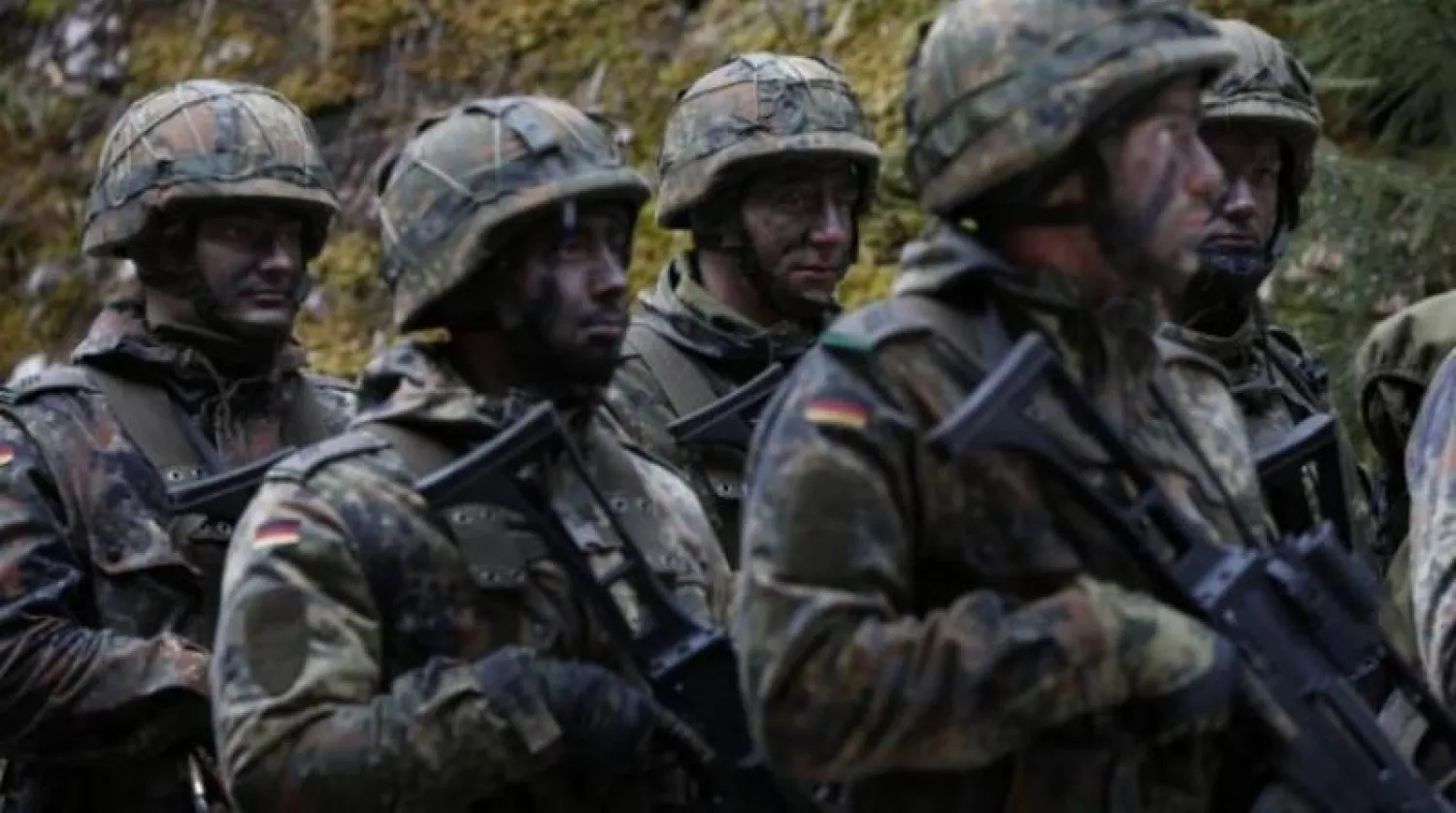 جنود من الجيش الألماني خلال عرض عسكري (أرشيفية-رويترز)