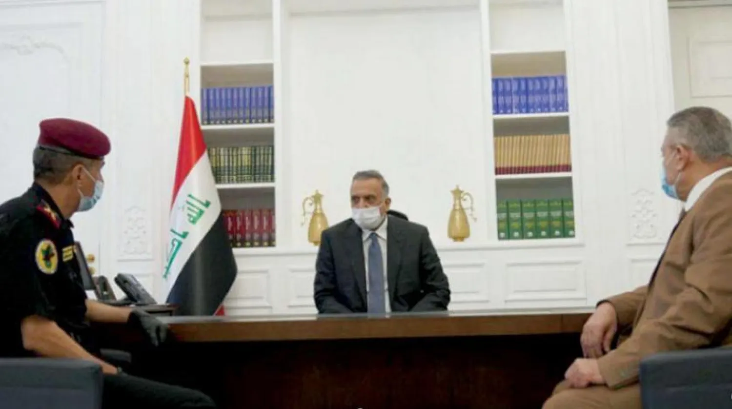 Iraq's PM meets with the heads of the National Security Agency and Anti-Terrorism Service. INA