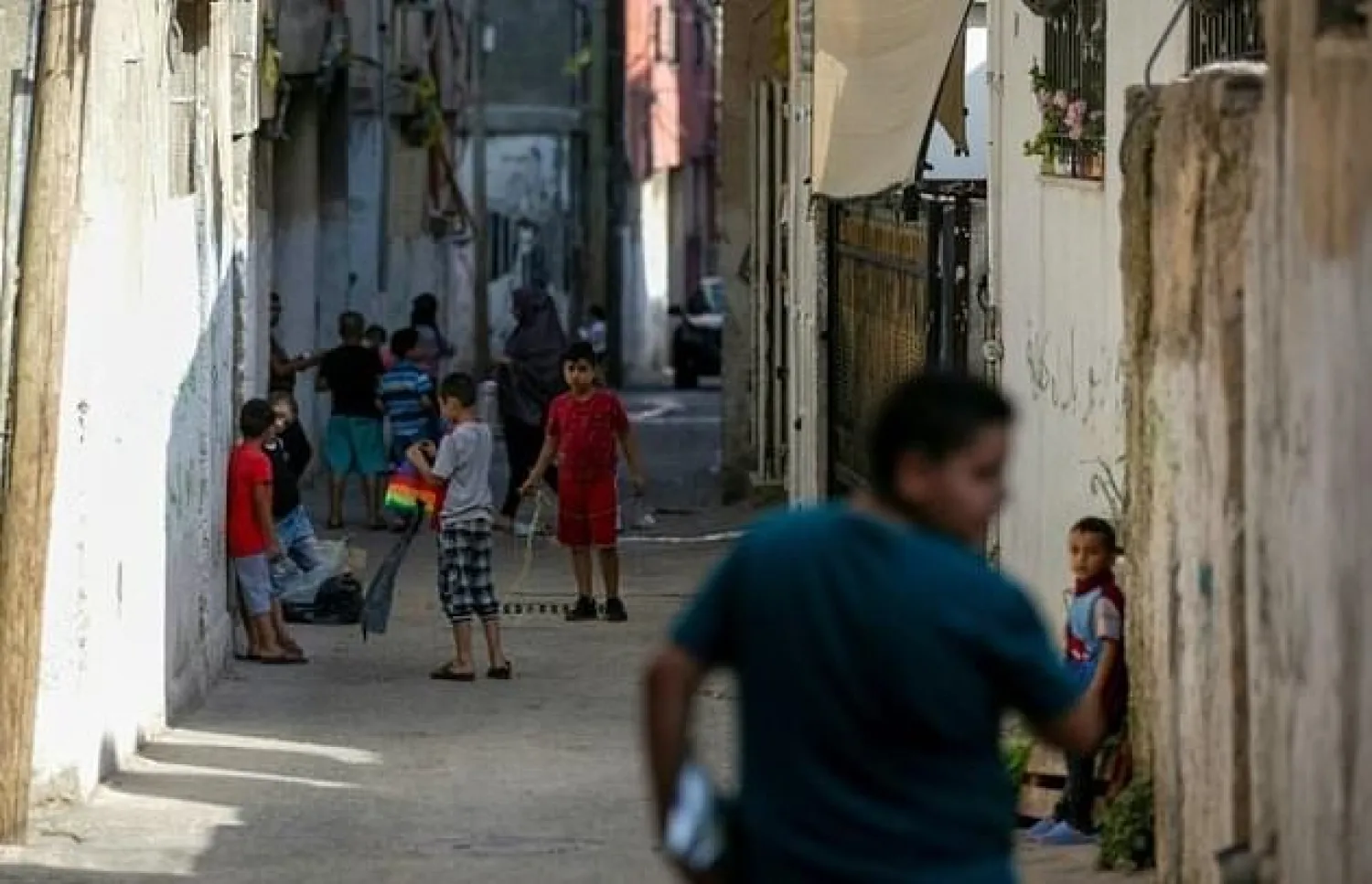 The UN agency for Palestinians says Al-Amari camp suffers "significant overcrowding issues". AFP