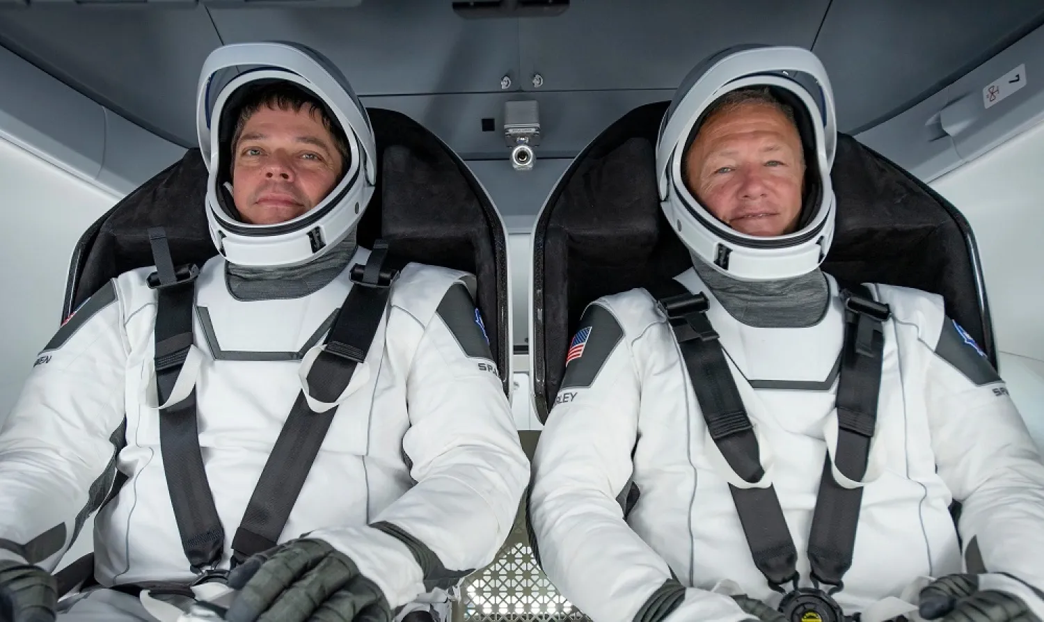 Astronauts Robert Behnken and Douglas Hurley. (NASA)