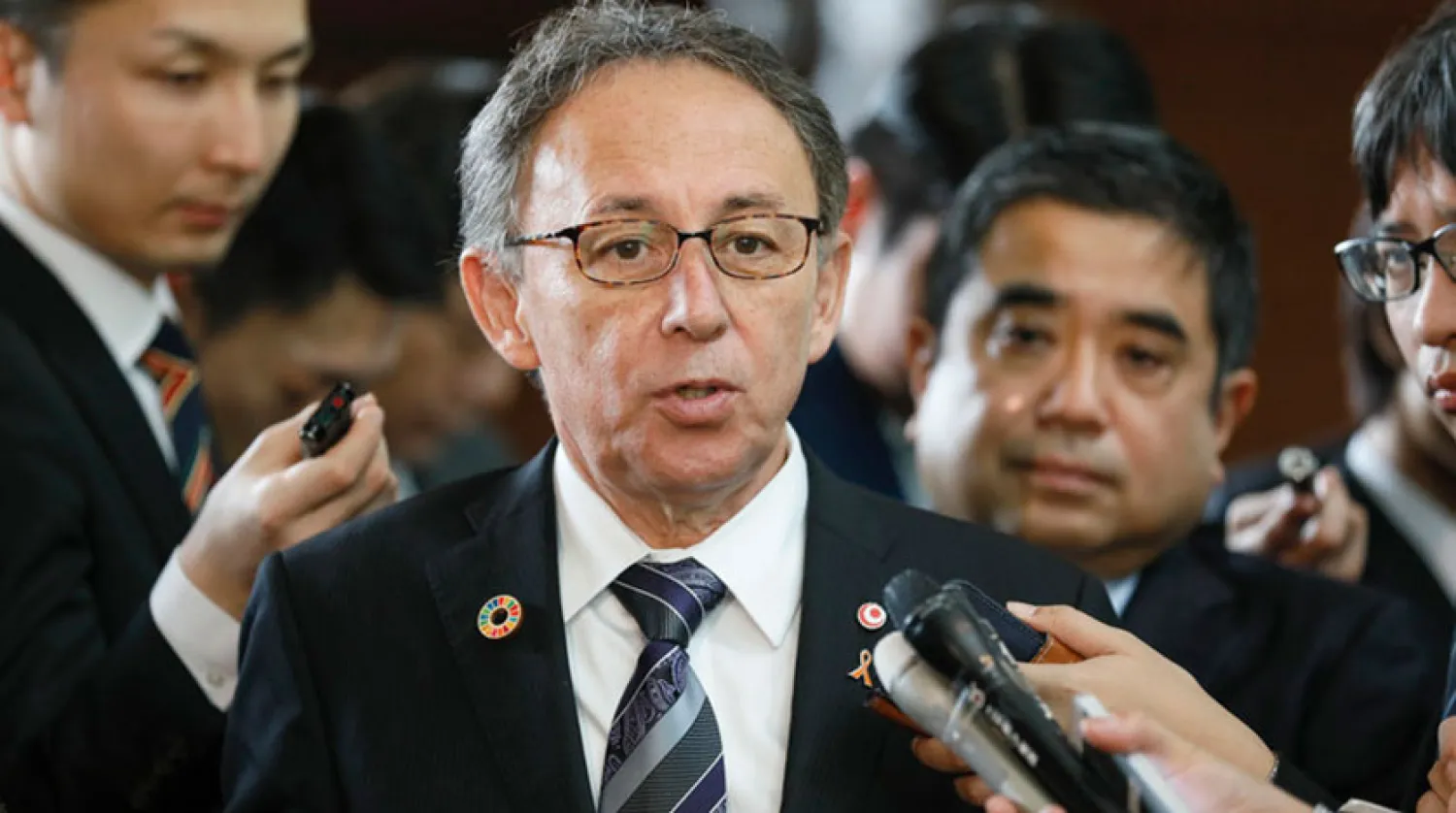 Okinawa Valisi Denny Tamaki (İHA)