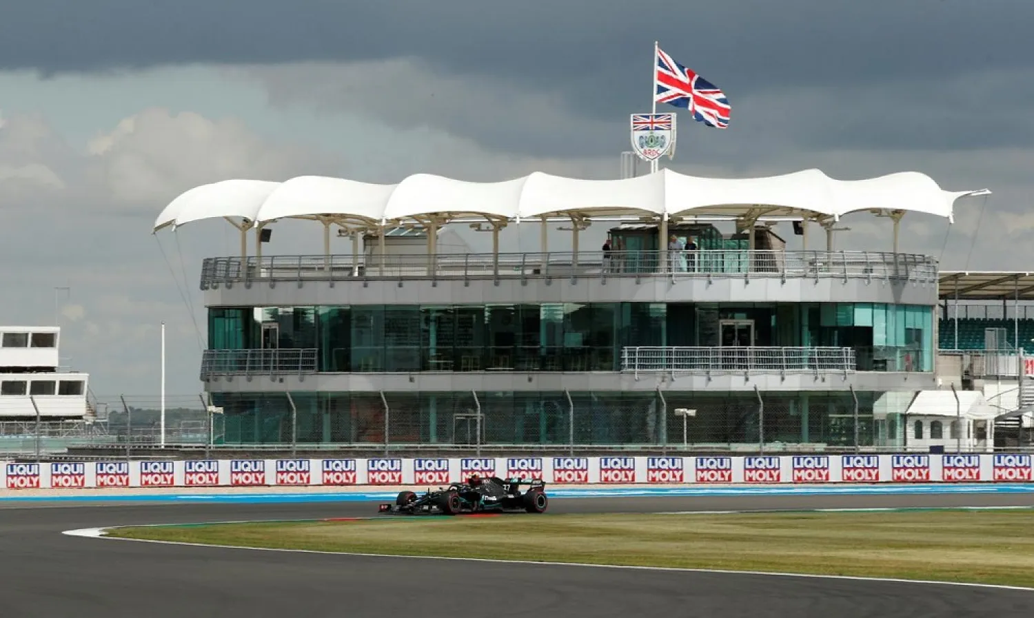Mercedes' Valtteri Bottas in action during practice at the Silverstone Circuit, Silverstone, Britain on August 1, 2020. (Reuters)