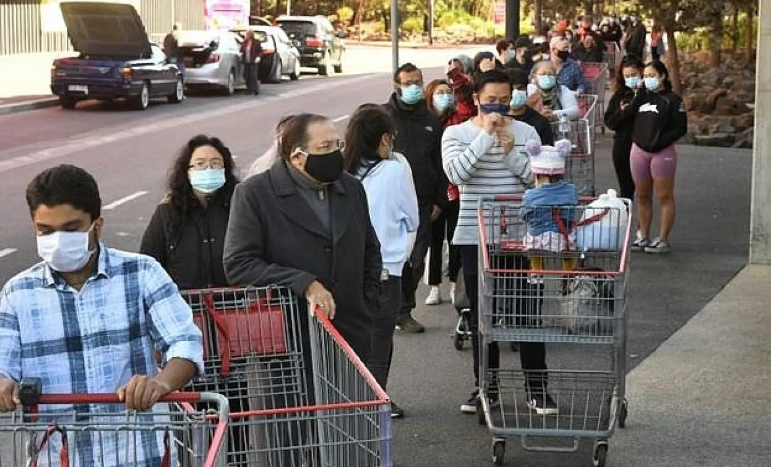 Australian authorities have slapped an overnight curfew on Melbourne and barred residents from moving more than five kilometres from home. AFP