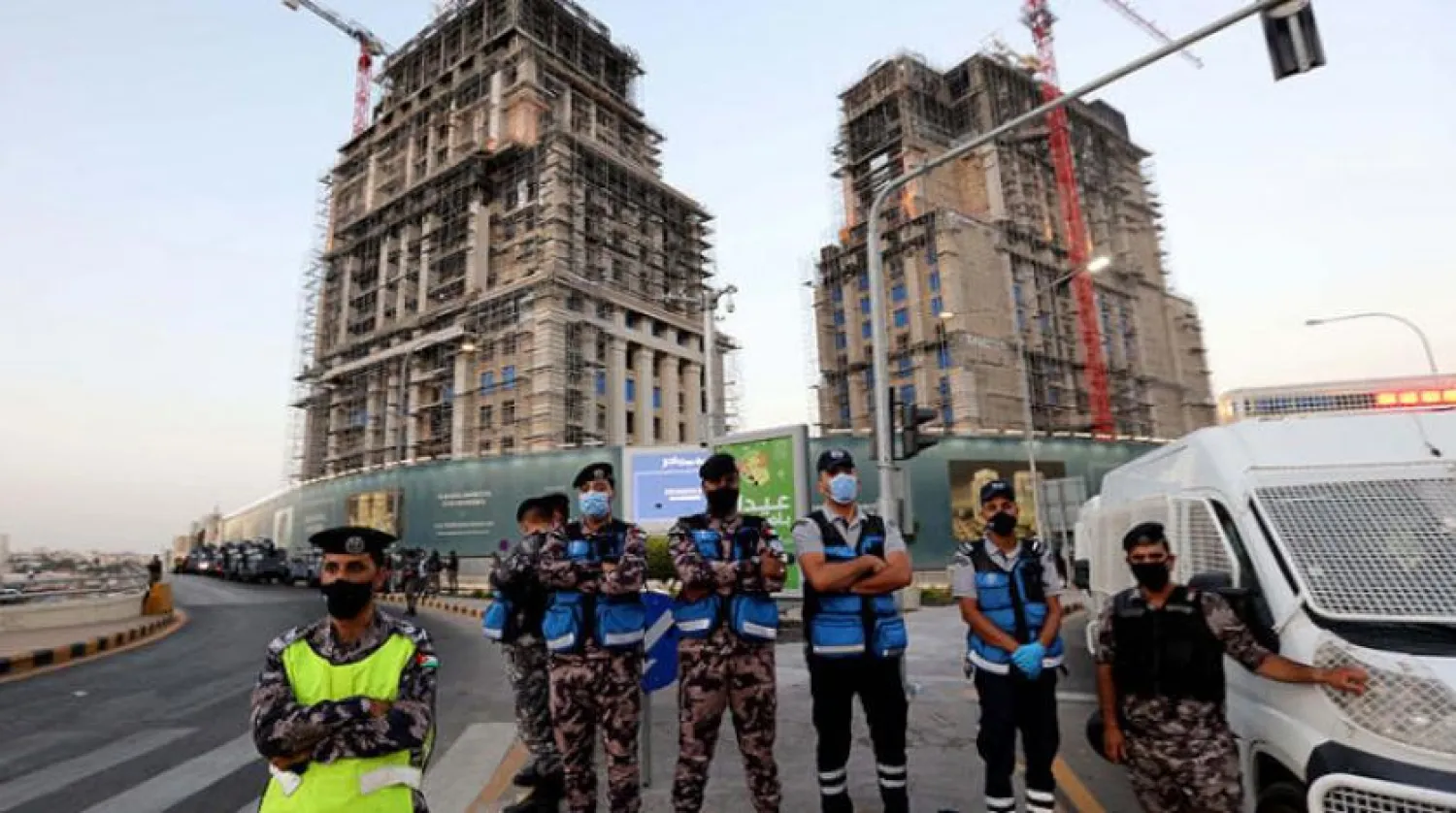 Jordanian police hinders teachers’ march in Amman on Wednesday, July 29, 2020 (EPA) 