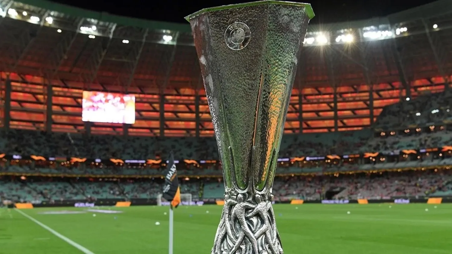 The UEFA Europa League trophy. (Getty Images)